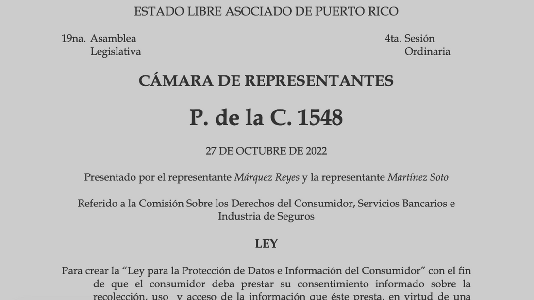 La ACEPR Actúa Proactivamente Ante el Proyecto de Ley 1548
